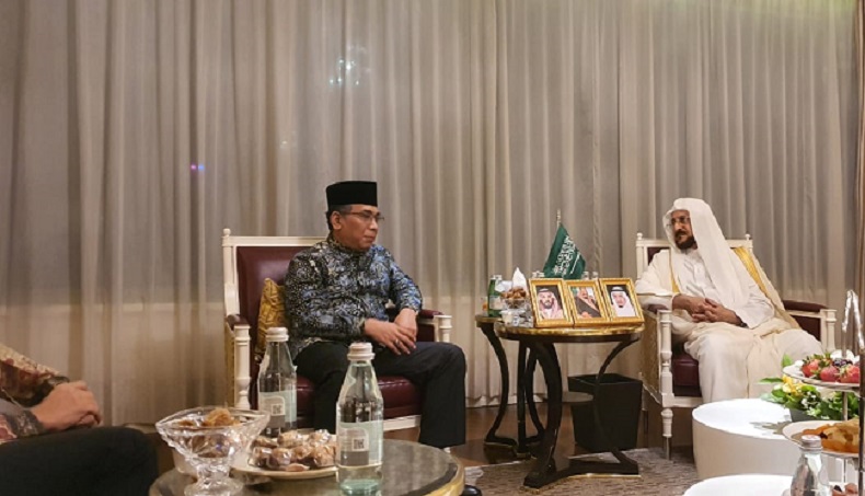 Menteri Arab Saudi Bertemu Ketum PBNU dan Dirjen Kemenag, Bahas Citra Islam Dunia