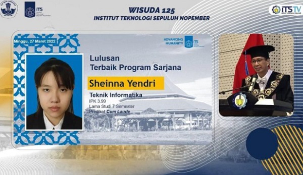 Rahasia Sheinna yang Lulus dengan IPK 3,99 Hanya dalam 7 Semester di ITS