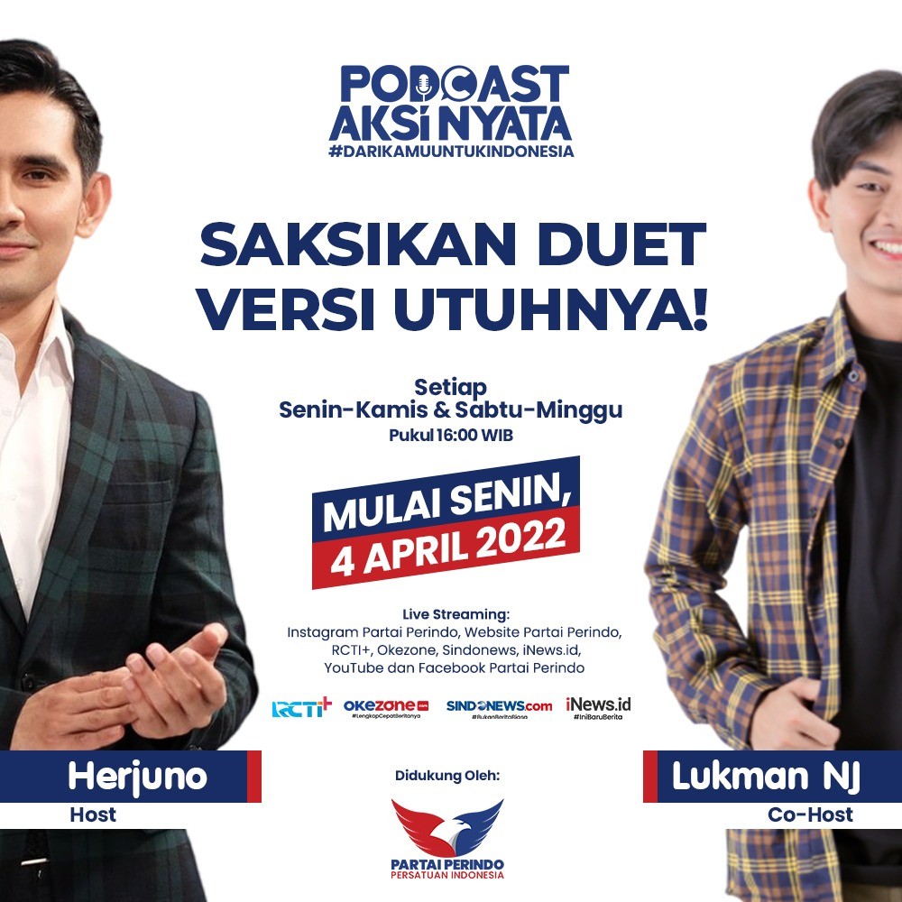 Marhaban ya Ramadhan! Pandu Podcast Aksi Nyata #DariKamuUntukIndonesia, Seleb TikTok Lukman NJ: Keren!