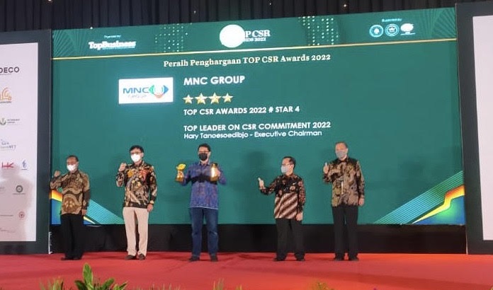 Top CSR Awards 2022, MNC Group Raih 2 Kategori Penghargaan
