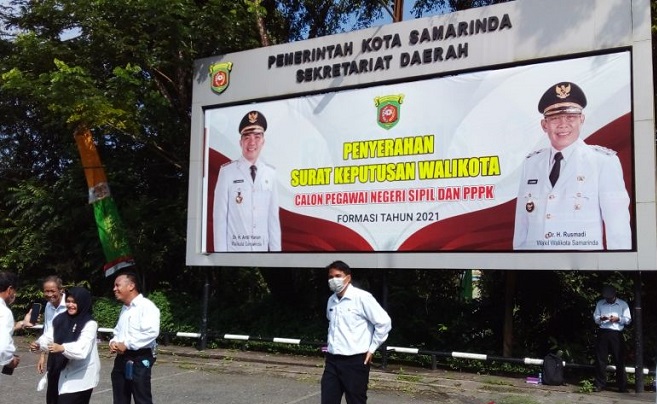 Ratusan CPNS dan PPPK Pemkot Samarinda Terima SK Pengangkatan