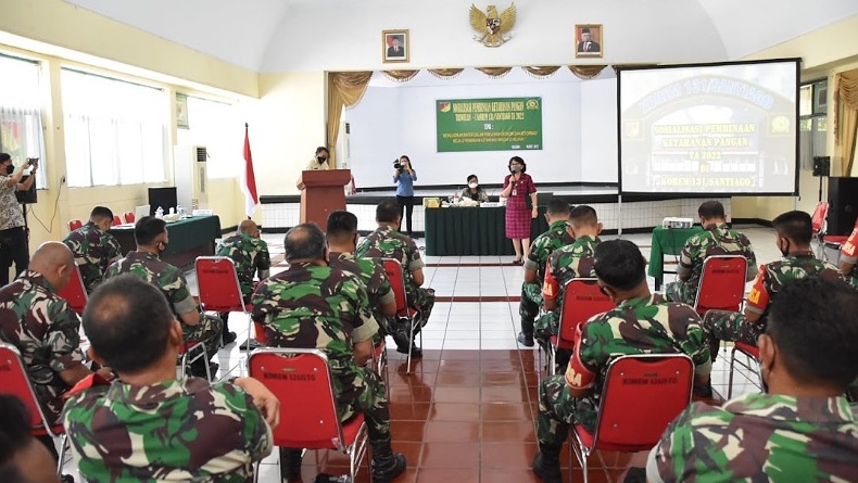 Wujudkan Ketahanan Pangan di Sulut, Korem 131/Santiago Lakukan Sosialisasi