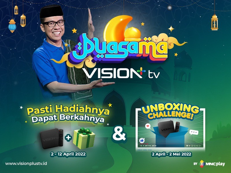Ikuti Puasama Vision+ TV! Raih Berkah Promo dan Kesempatan Menangkan Jutaan Rupiah, Ini Caranya