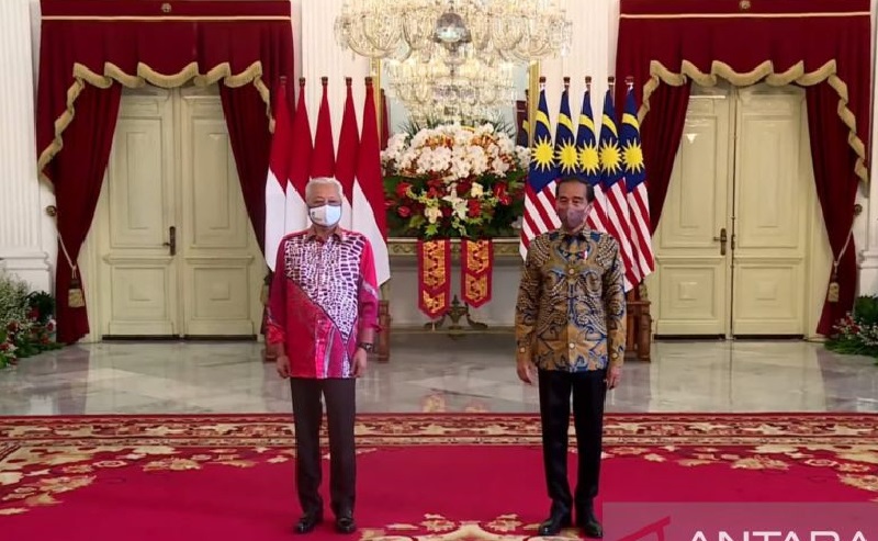 Jokowi Bertemu PM Malaysia Ismail Sabri Yakob di Istana Merdeka, Ini yang Dibahas