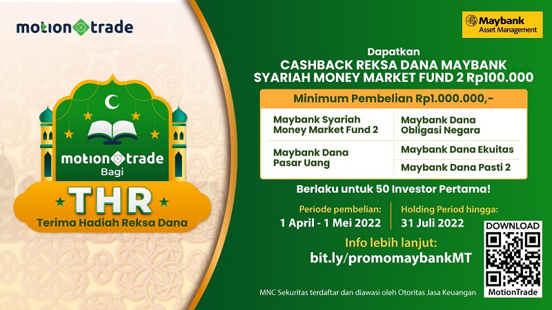 MotionTrade x Maybank AM Tebar THR Spesial di Ramadan, Ini Cara Mendapatkannya!