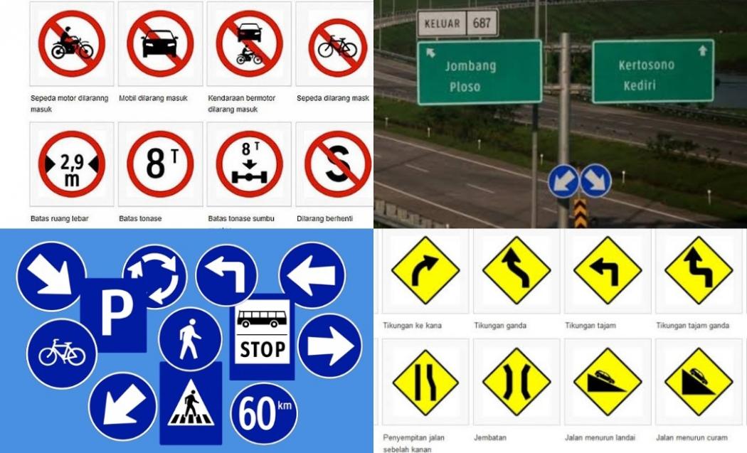 Jenis Rambu-Rambu Lalu Lintas Beserta Artinya, Perhatikan Ini Bila Tidak Ingin Kena Ditilang