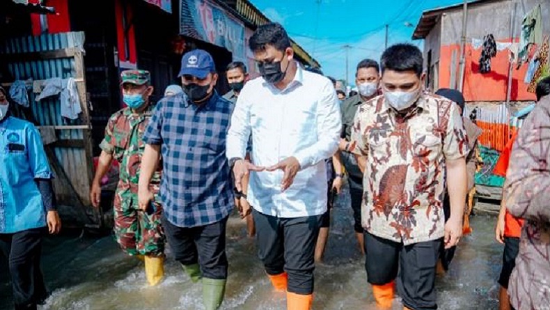 Bobby Nasution Akan Bangun Tembok Laut, Cegah Banjir Rob di Belawan