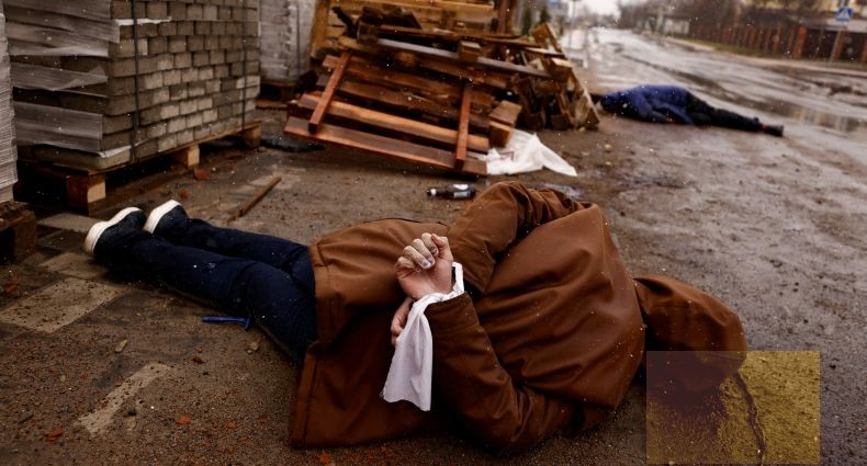 Mayat 3 Pria dengan Tangan Terikat dan Luka Tembak Ditemukan di Kiev, Dieksekusi Tentara Rusia?