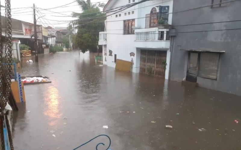 Banjir Landa 11 Titik di Kota Bekasi, Tertinggi di Perumahan IKIP