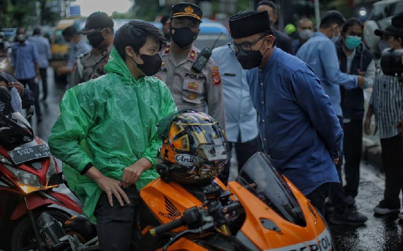 Aparat Gabungan Gelar Razia Vaksinasi Booster di Kota Bogor