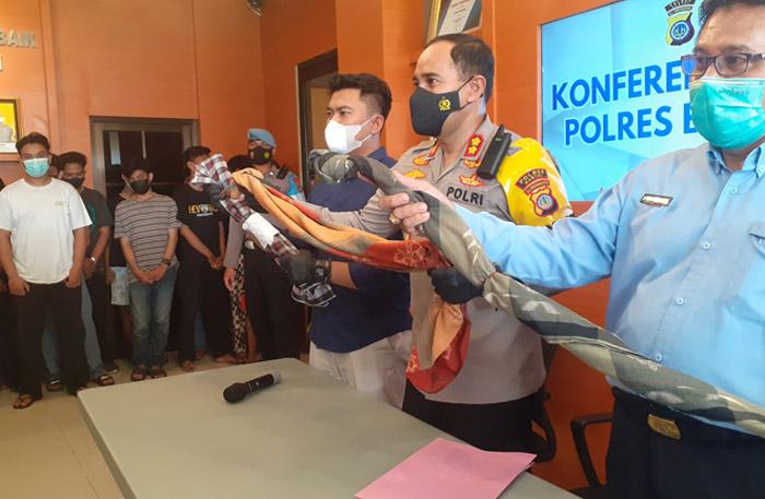 Polres Bantul Amankan 20 Pelajar yang Terlibat Aksi Pengeroyokan Perang Sarung