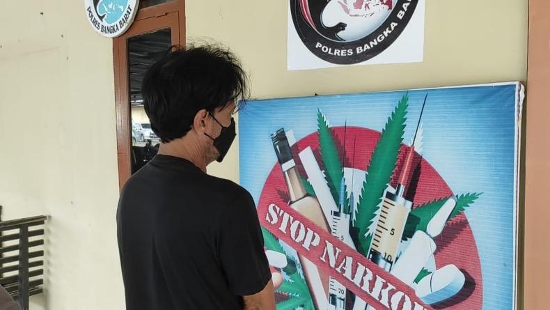Pengedar Narkoba di Bangka Barat Ditangkap saat Transaksi