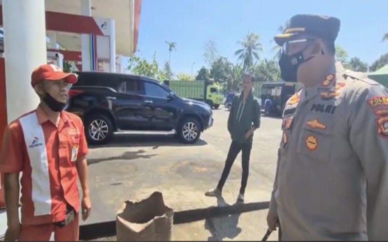 Sidak SPBU, Polres Lubuklinggau Tangkap 3 Mobil dengan Tangki Modifikasi Jumbo