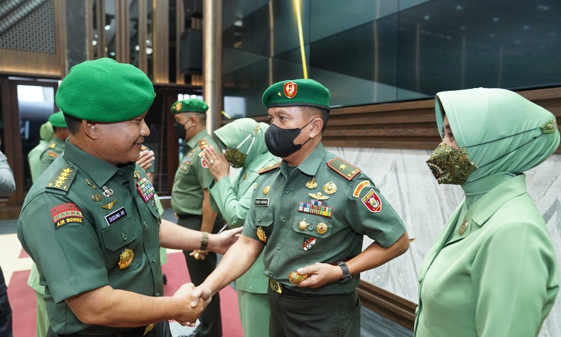 KSAD Terima Laporan Kenaikan Pangkat 19 Pati, Ada Jenderal Pertama dari Kutai