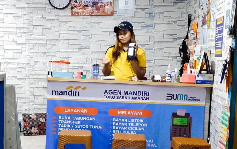 Dukung Momentum Presidensi G20, Bank Mandiri Dorong Inklusi Keuangan melalui Mandiri Agen