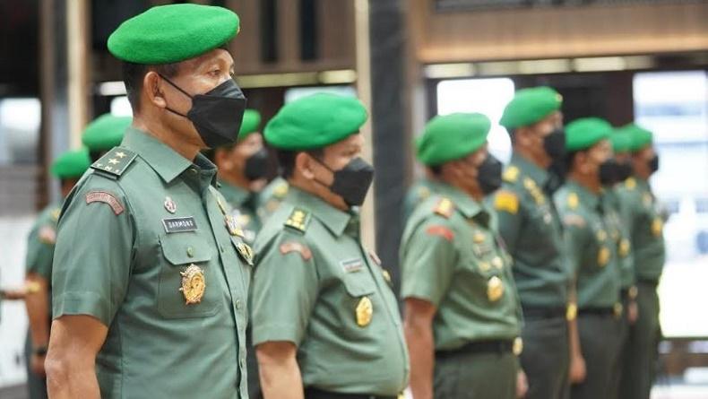 Daftar Lengkap 19 Perwira Tinggi TNI AD yang Naik Pangkat, Ada 5 Danrem 
