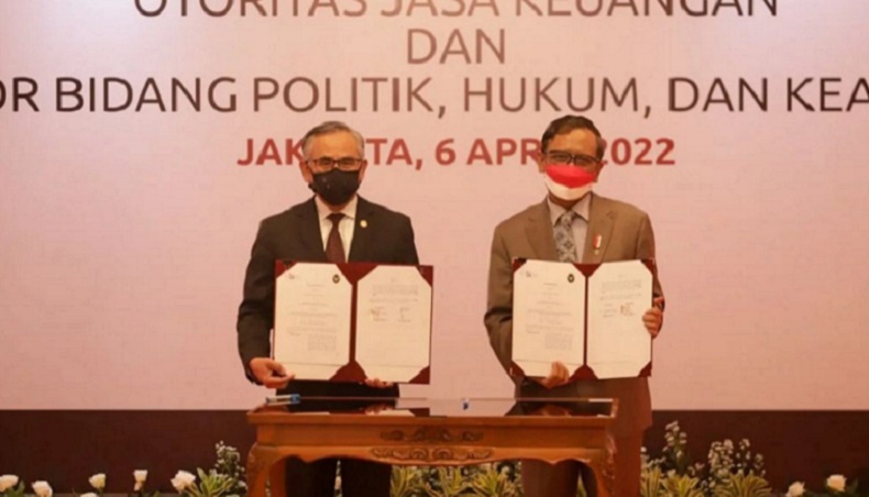 Kemenko Polhukam dan OJK Perkuat Penegakan Hukum, dari Pertukaran Data hingga Penanganan Isu