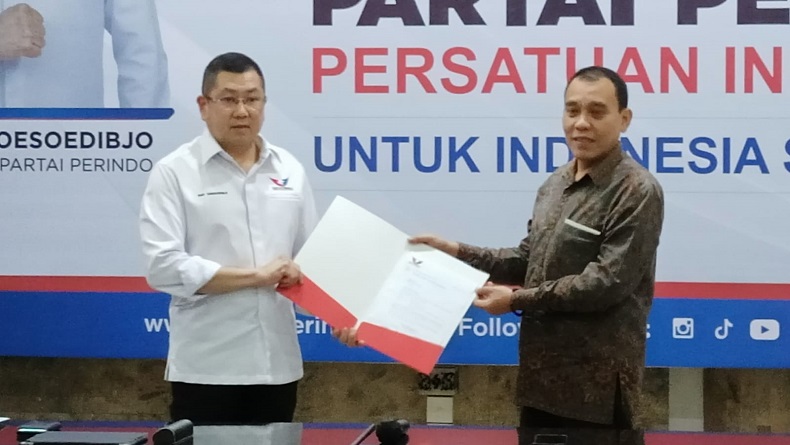 Lantik Boyke Novrizon Jadi Waketum, Hary Tanoesoedibjo: Partai Perindo Inklusif, untuk Kesejahteraan Indonesia