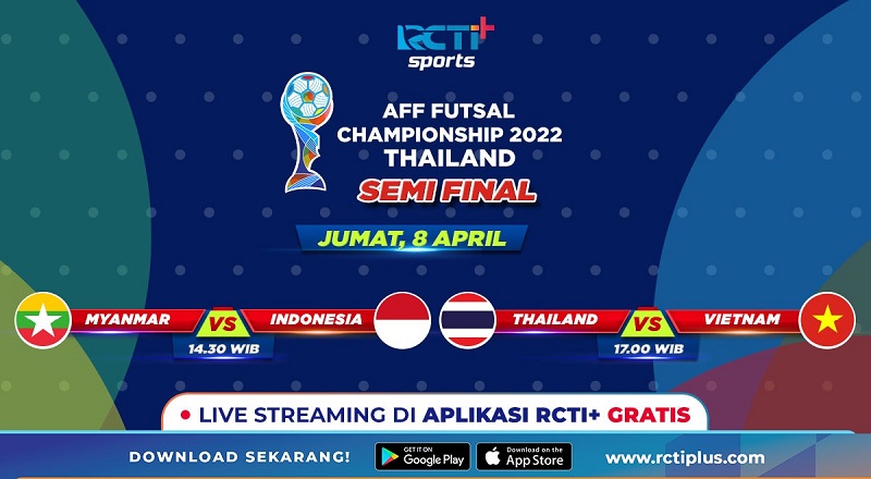 Link Live Streaming Indonesia Vs Myanmar di Semifinal Piala AFF Futsal 2022 Sore Ini