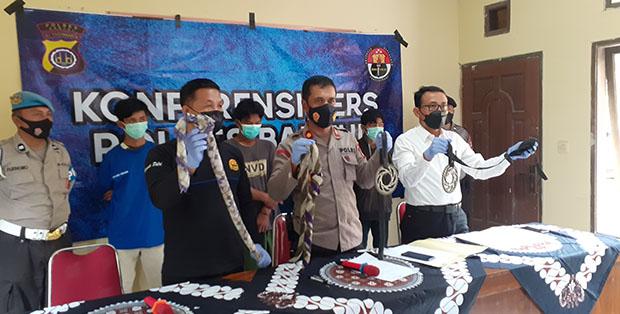 Nongkrong Bawa Gir, 4 Remaja di Imogiri Diamankan Polisi