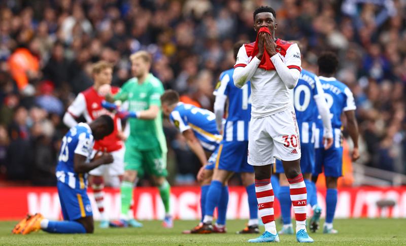 Hasil Arsenal Vs Brighton: Meriam London Loyo, Tumbang di Markas Sendiri