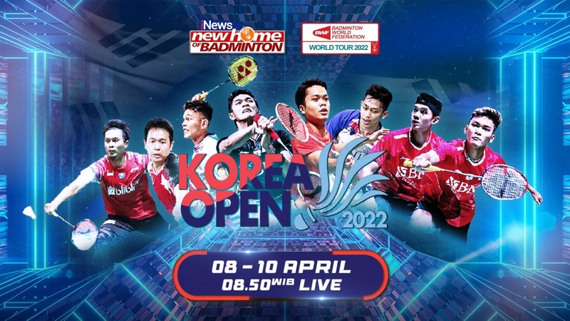 Link Live Streaming Korea Open 2022 di RCTI+ Hari Ini: Ada Jojo dan Daddies