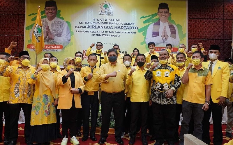 Airlangga Hartarto: Soliditas Kunci Kemenangan Golkar di Sumbar