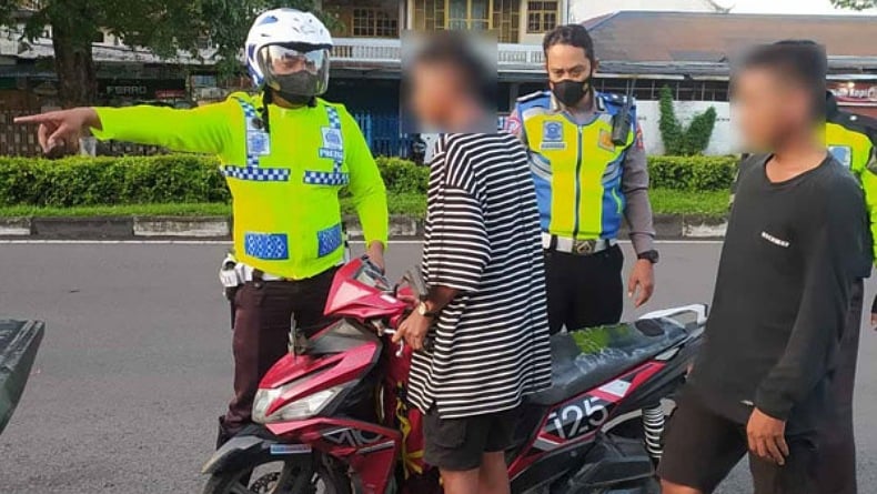 Polisi Tak Tilang Pelaku Balap Liar: Kami Suruh Sujud ke Orang Tuanya, lalu Pulangkan
