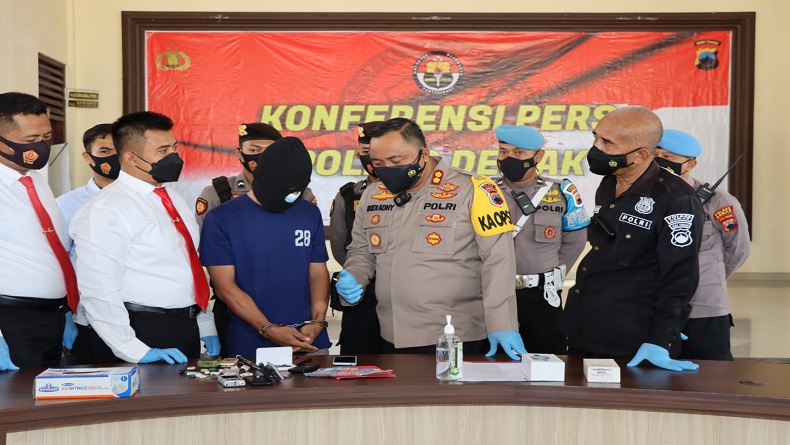 Pencuri Spesialis Barang di Mobil Ditangkap Aparat Polres Demak 