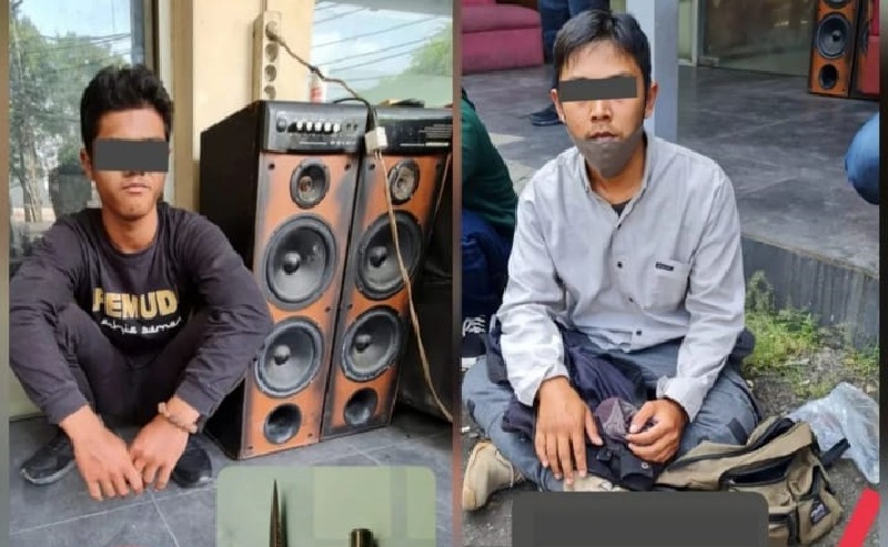 Polisi Tangkap 9 Terduga Penyusup Demo, Dua Orang Bawa Senjata Tajam