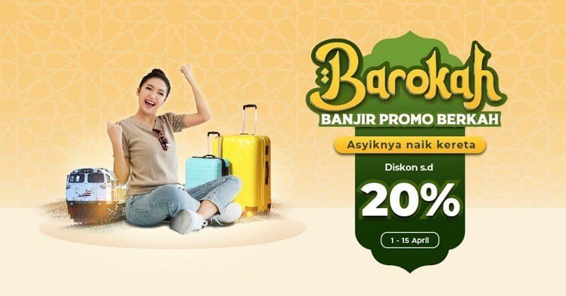 Mudik Naik Kereta? Beli Tiketnya di Mister Aladin Aja karena Ada Diskon Gede-gedean!