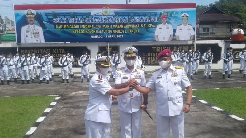 Pangkoarmada II Pimpin Sertijab Danlantamal VIII Manado