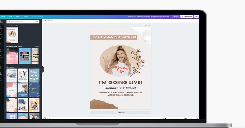 Cara Mendesain Instagram Stories dengan Canva