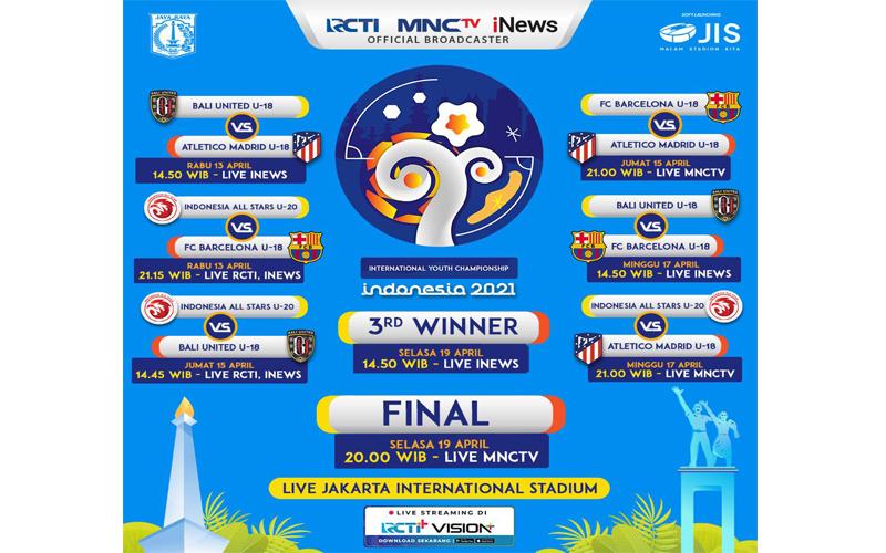 MNC Group Tayangkan International Youth Championship 2021 pada 13-19 April 2022
