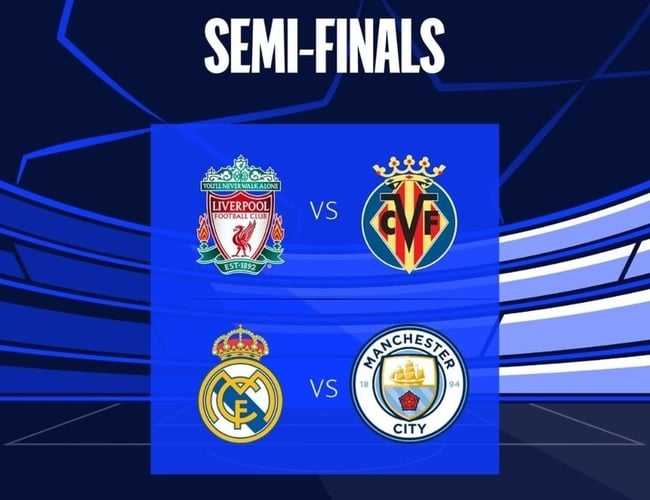 Jadwal Semifinal Liga Champions 2021/2022: Liverpool Vs Villarreal, Man City Lawan Real Madrid