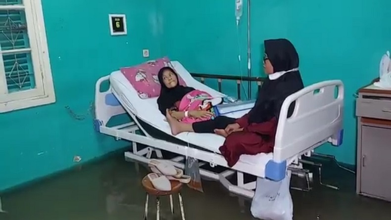 RSUD dr Soekardjo Kota Tasikmalaya Diterjang Banjir, Pasien Resah dan Ketakutan
