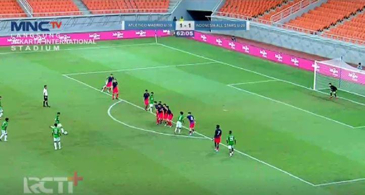Hasil IYC 2021: Beri Perlawanan, Indonesia All Star U-20 Kalah Tipis Lawan Atletico Madrid U-18