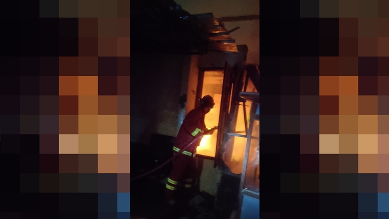 Kebakaran di Serpong Utara, Warung dan Kontrakan Ludes Dilalap Api