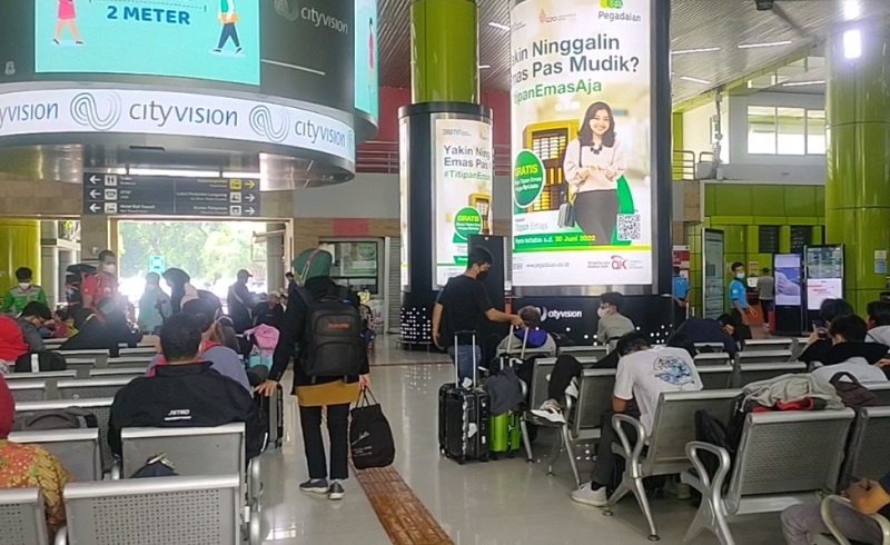 66.676 Orang Mudik Gunakan Kereta Api pada H-10 Lebaran, Ini Rute Favoritnya
