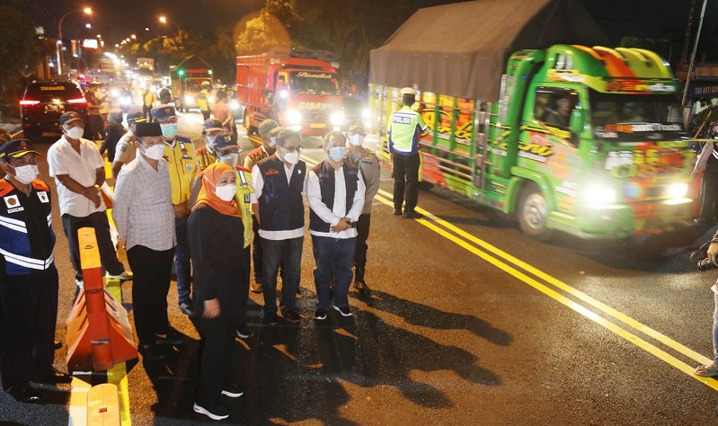 Perbaikan Tuntas, Jembatan Ngaglik Lamongan Bisa Dilalui Pemudik