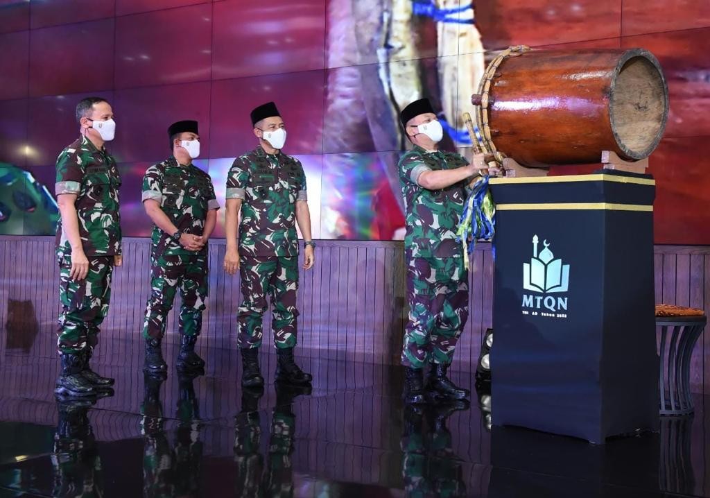 Buka MTQN TNI AD, KSAD  Ingin Bangun Kualitas Sumber Daya Umat Berkarakter Islami