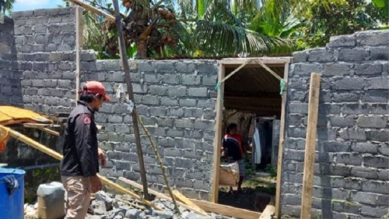 Gempa M5,0 di Halmahera Utara, BNPB: 101 Rumah dan 1 Tempat Ibadah Rusak