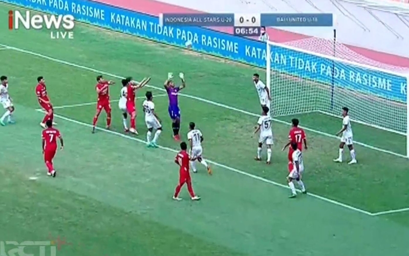 Hasil IYC 2021: Indonesia All Star U-20 Unggul Tipis atas Bali United U-18 di Babak Pertama