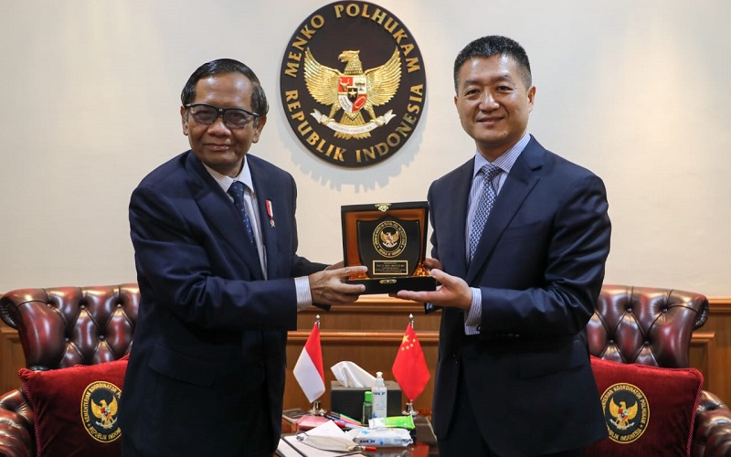 Mahfud MD Bertemu Dubes China, Ini yang Dibahas