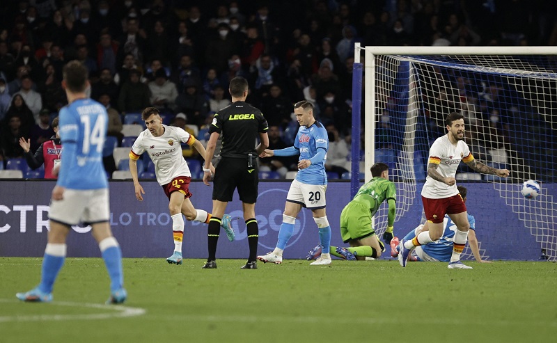 Hasil Napoli Vs AS Roma: Gol El Sharawy Kubur Mimpi Il Partenopei Naik ke 2 Besar