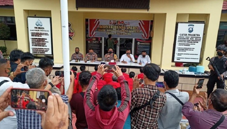 Operasi Pekat, Ada 270 Kasus yang Ditangani Polres Ketapang dalam Dua Pekan