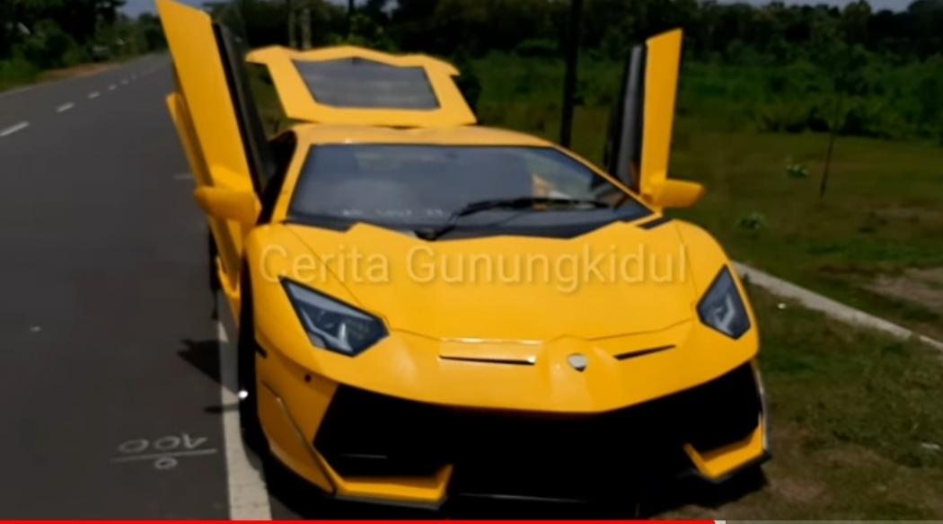 Tak Kalah dengan Italia, Ada Lamborghini Aventador Buatan Gunungkidul