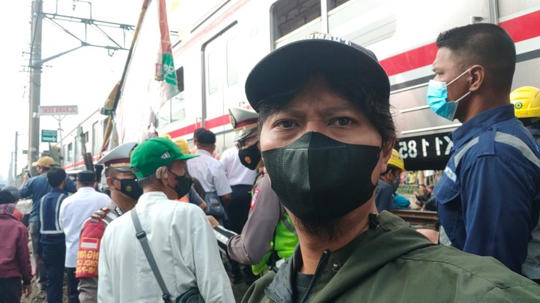 Kereta Tabrak Mobil di Stasiun Citayam, Perjalanan Arah Bogor hanya Sampai Pasar Minggu