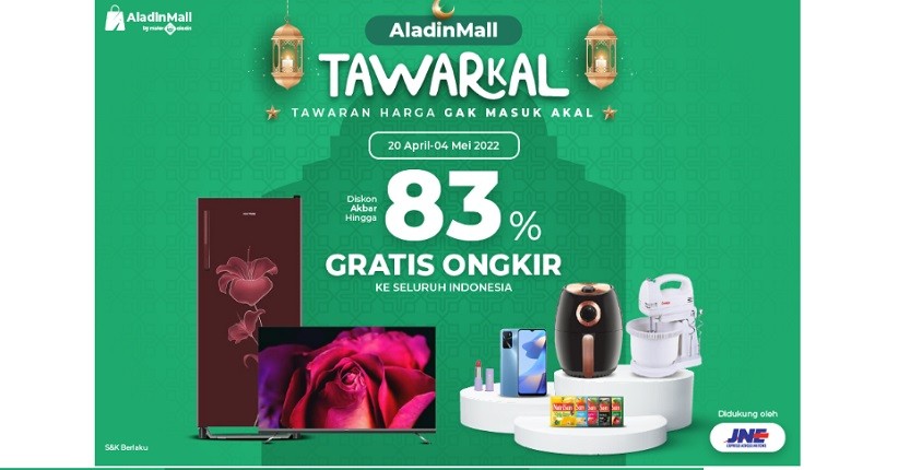 AladinMall by Mister Aladin Kasih Tawaran Harga Gak Masuk Akal, Diskon hingga 83 Persen!