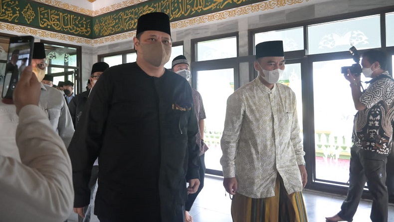 Di Ponpes Suryalaya, Airlangga Hartarto Dorong Pesantren Lahirkan Santripreneur